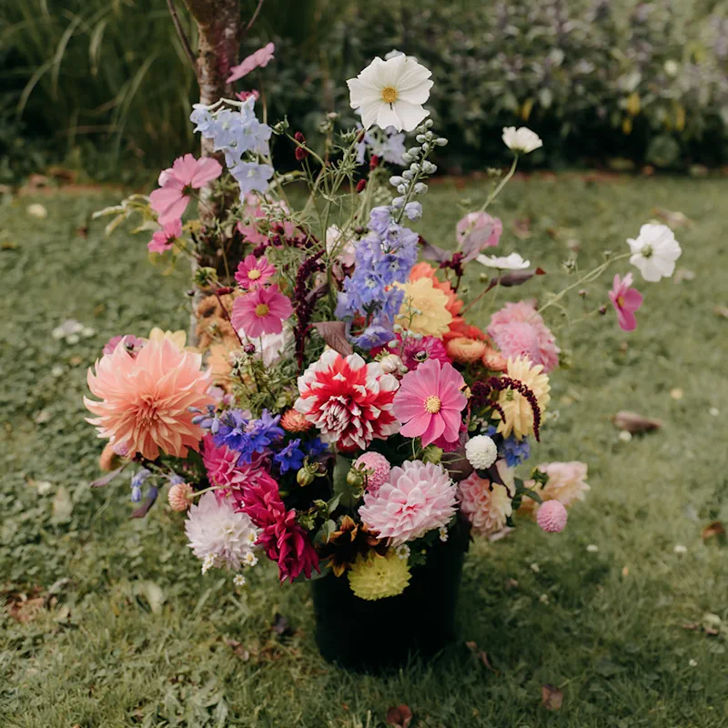 Bucket Of Flowers